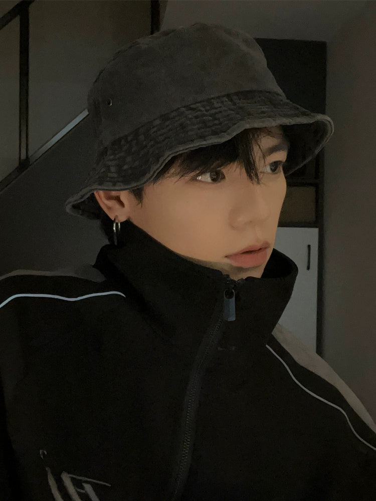 ウォッシュドデニム バケットハット