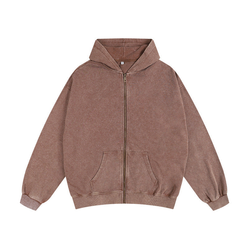 ヴィンテージウォッシュ フルジップフーディ