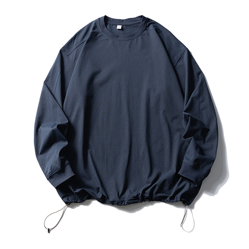 ドローコードヘム ロングスリーブT