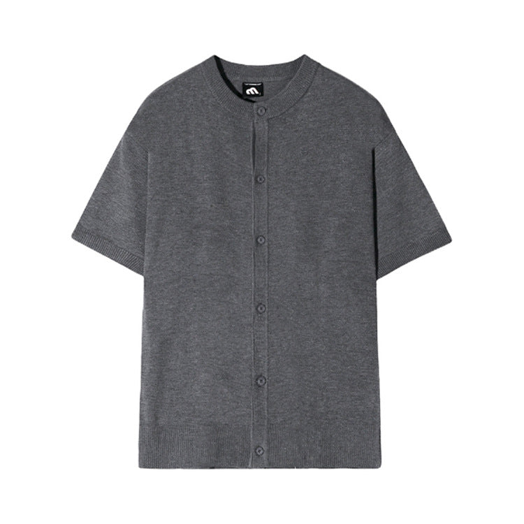 ライトニット 半袖カーディガン