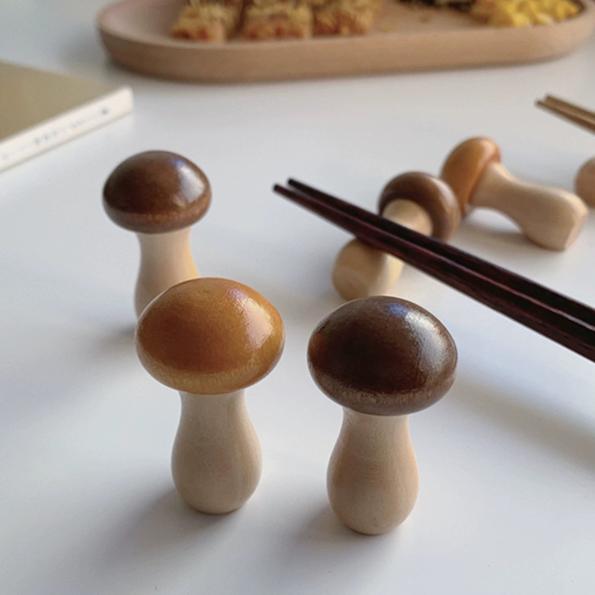 キノコ型の箸置き