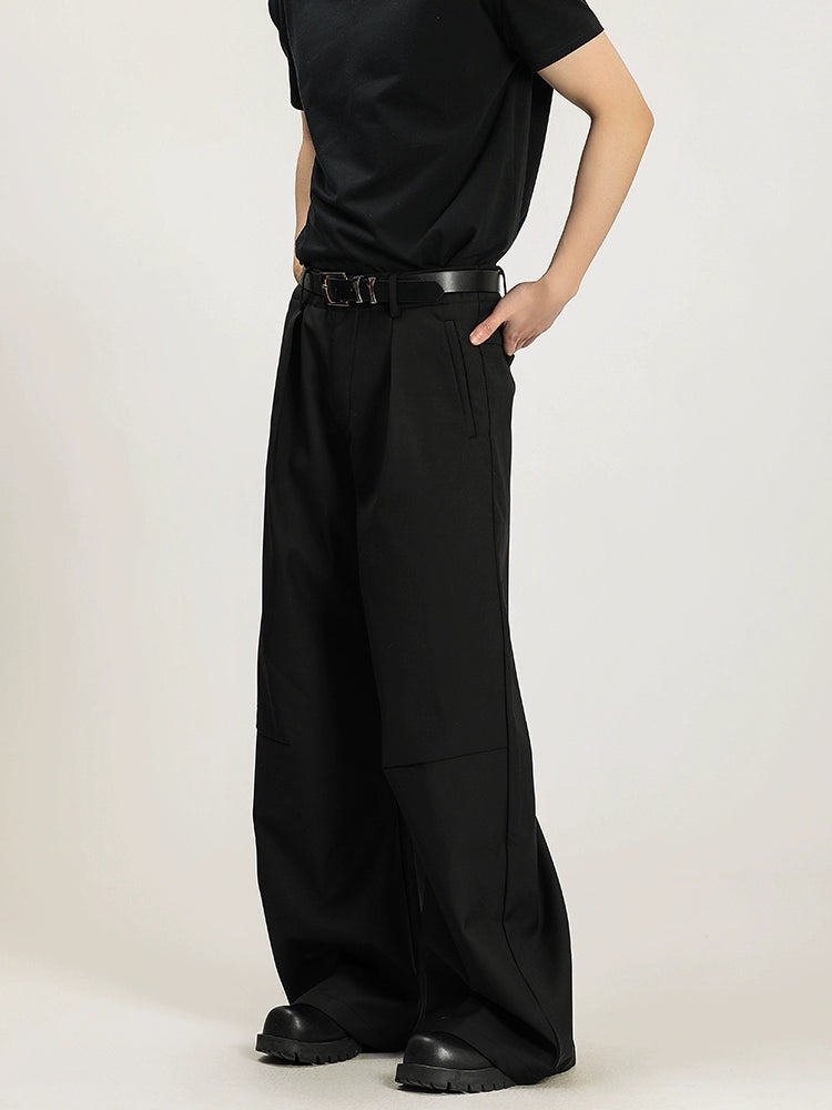 カーブシルエット ワイドパンツ