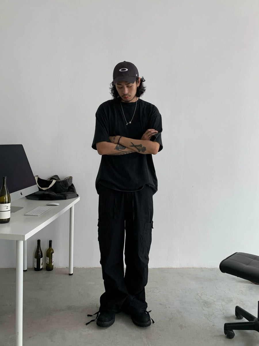 ルーズフィット コットンカーゴ