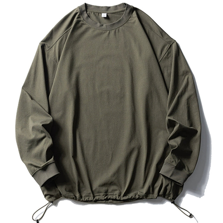 ドローコードヘム ロングスリーブT