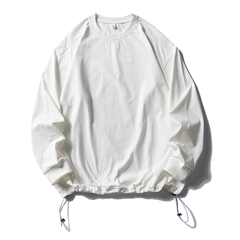 ドローコードヘム ロングスリーブT