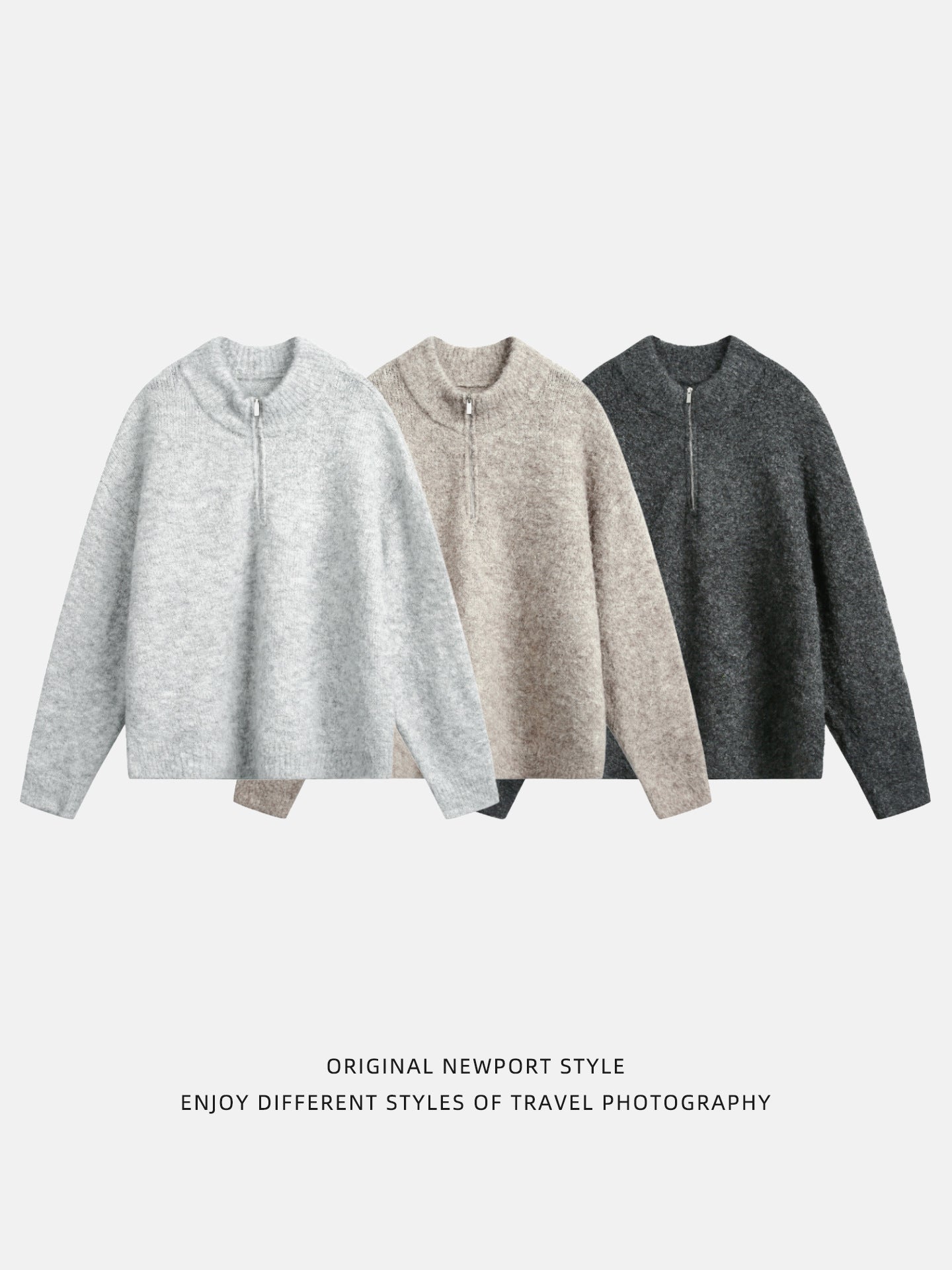 クラウドフリース ハーフジップ