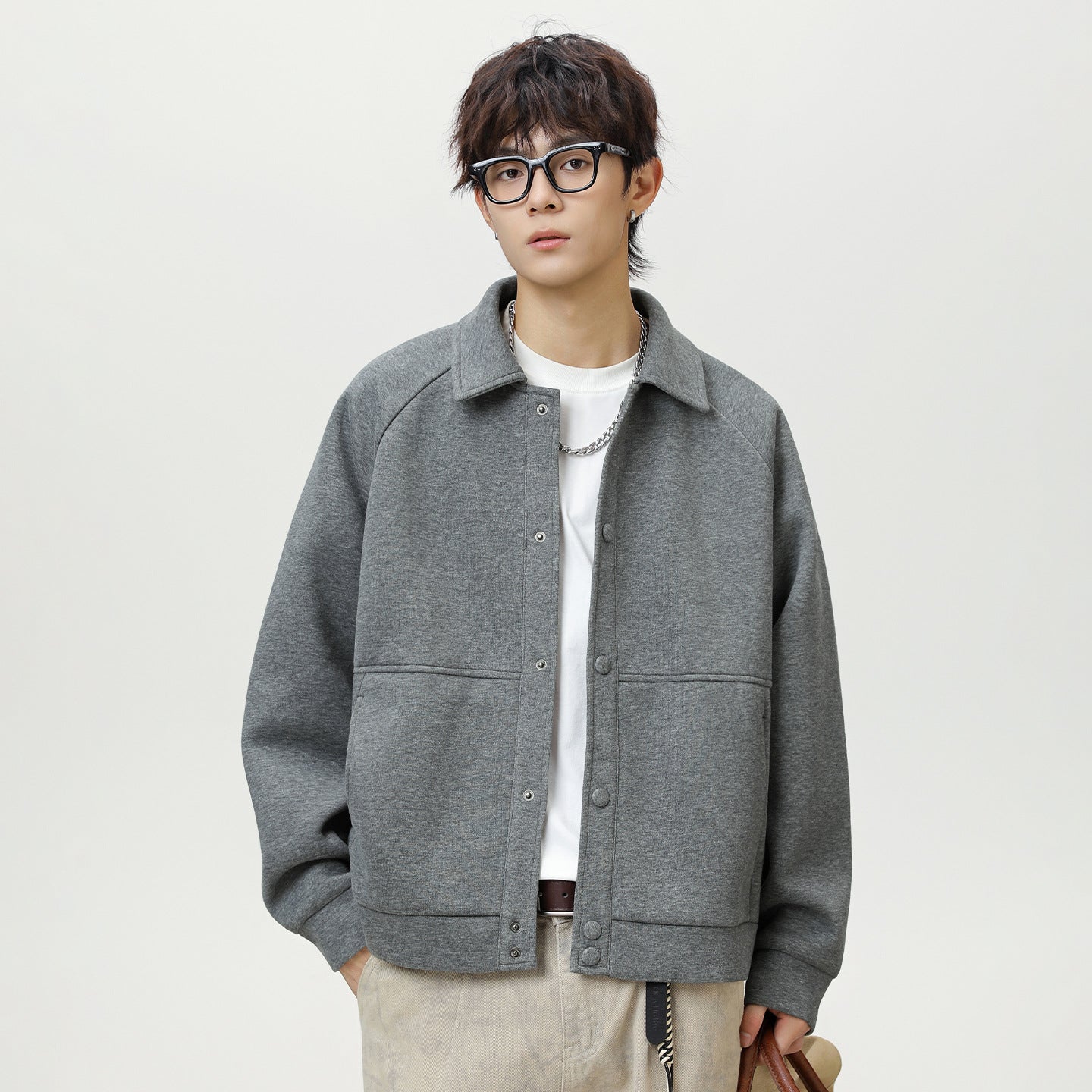 エアレイヤー ラグランショートジャケット