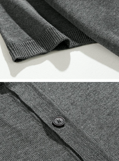 ライトニット 半袖カーディガン