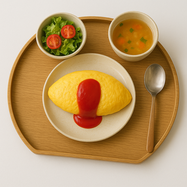 半月型ナチュラルトレー