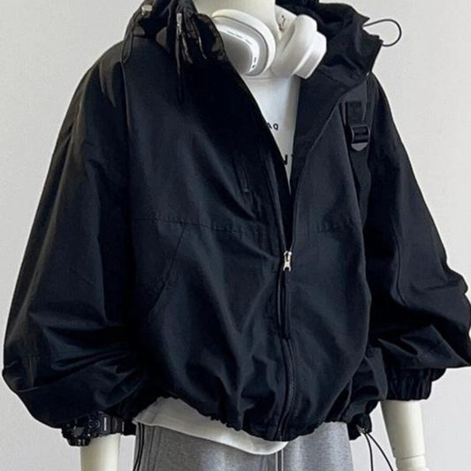 スタンドフード ジップウィンドブレーカー