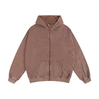 ヴィンテージウォッシュ フルジップフーディ