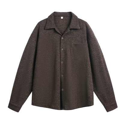 パイルタッチ オープンカラーシャツ