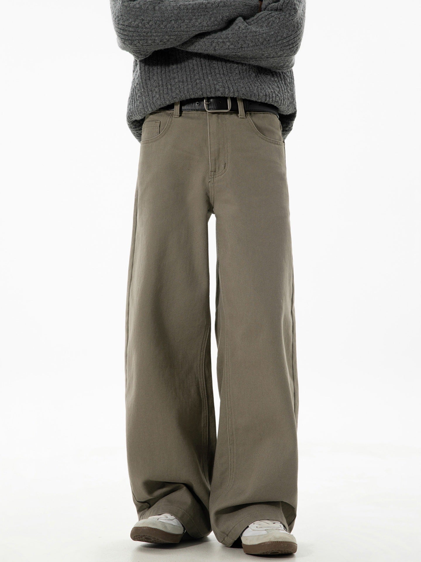 ベーシックストレートパンツ