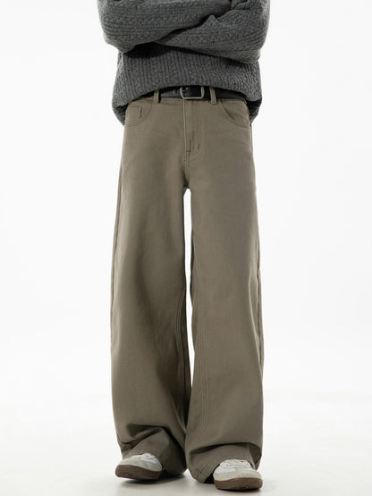 ベーシックストレートパンツ