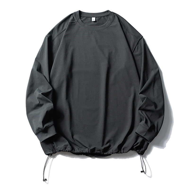 ドローコードヘム ロングスリーブT