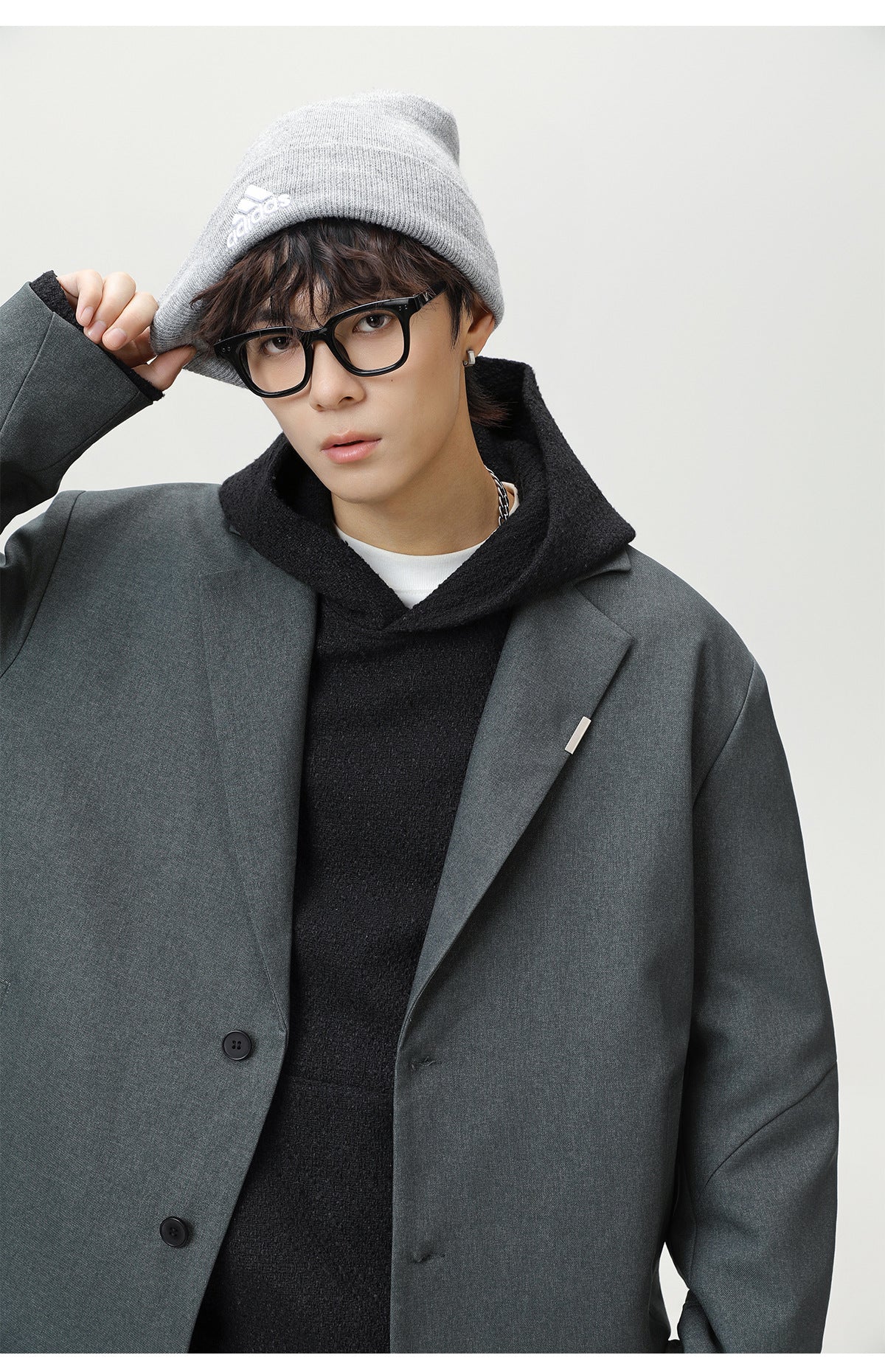 ボクシー2ボタンジャケット