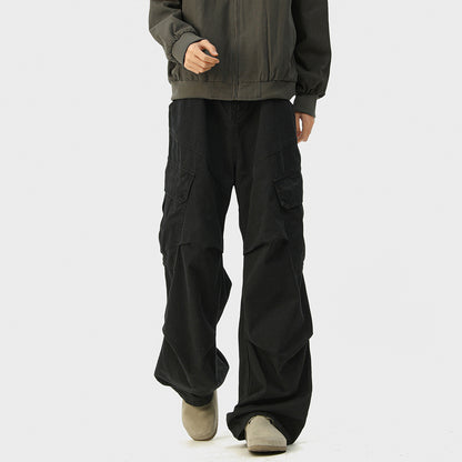 3Dタック ワイドカーゴパンツ