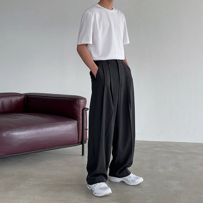 リラックステーパード フルレングスパンツ