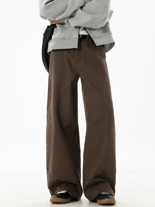 ベーシックストレートパンツ