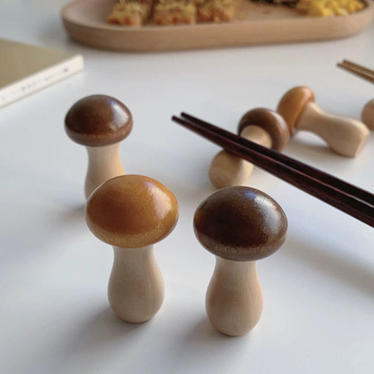 キノコ型の箸置き