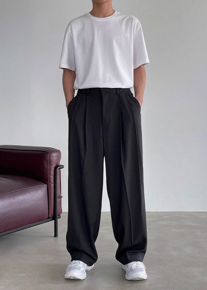 リラックステーパード フルレングスパンツ