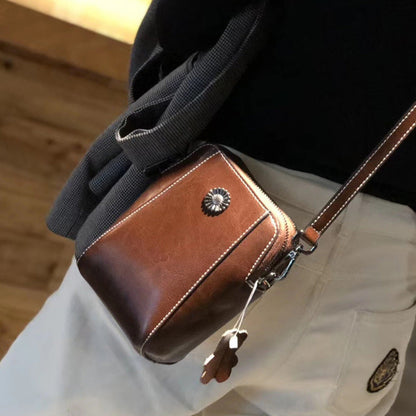 ヴィンテージレザー コンパクトショルダー