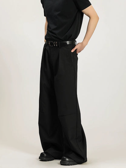 カーブシルエット ワイドパンツ