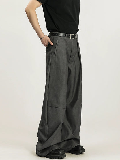 カーブシルエット ワイドパンツ