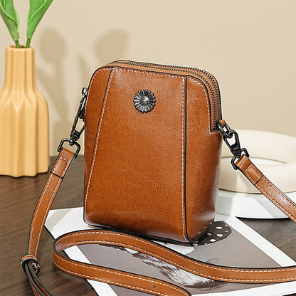 ヴィンテージレザー コンパクトショルダー