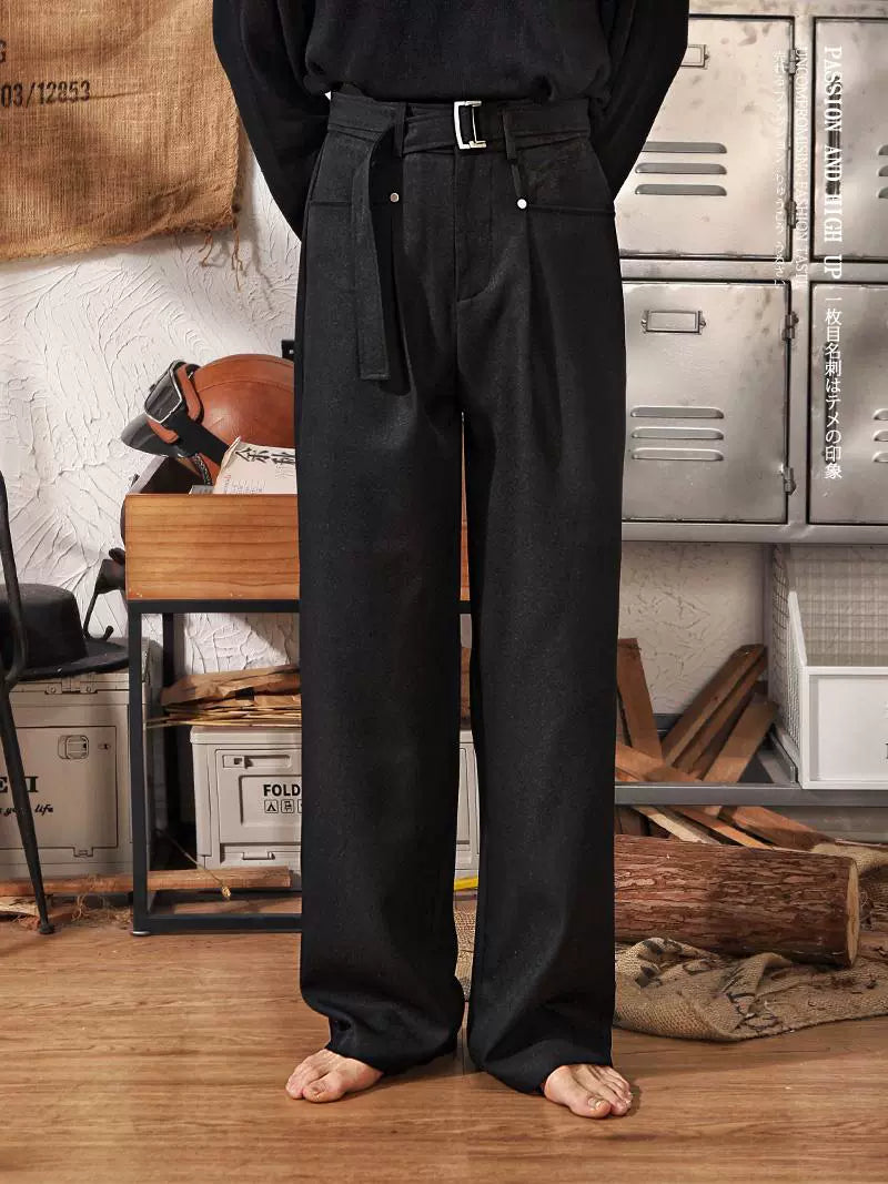 ミッドライズ ドレープトラウザー