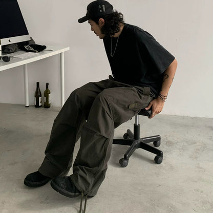 ルーズフィット コットンカーゴ