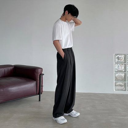 リラックステーパード フルレングスパンツ