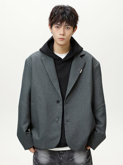 ボクシー2ボタンジャケット