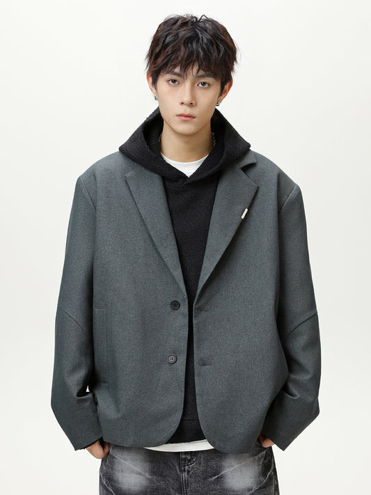 ボクシー2ボタンジャケット