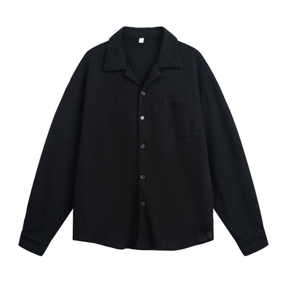 パイルタッチ オープンカラーシャツ