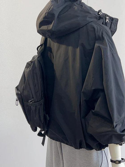 スタンドフード ジップウィンドブレーカー