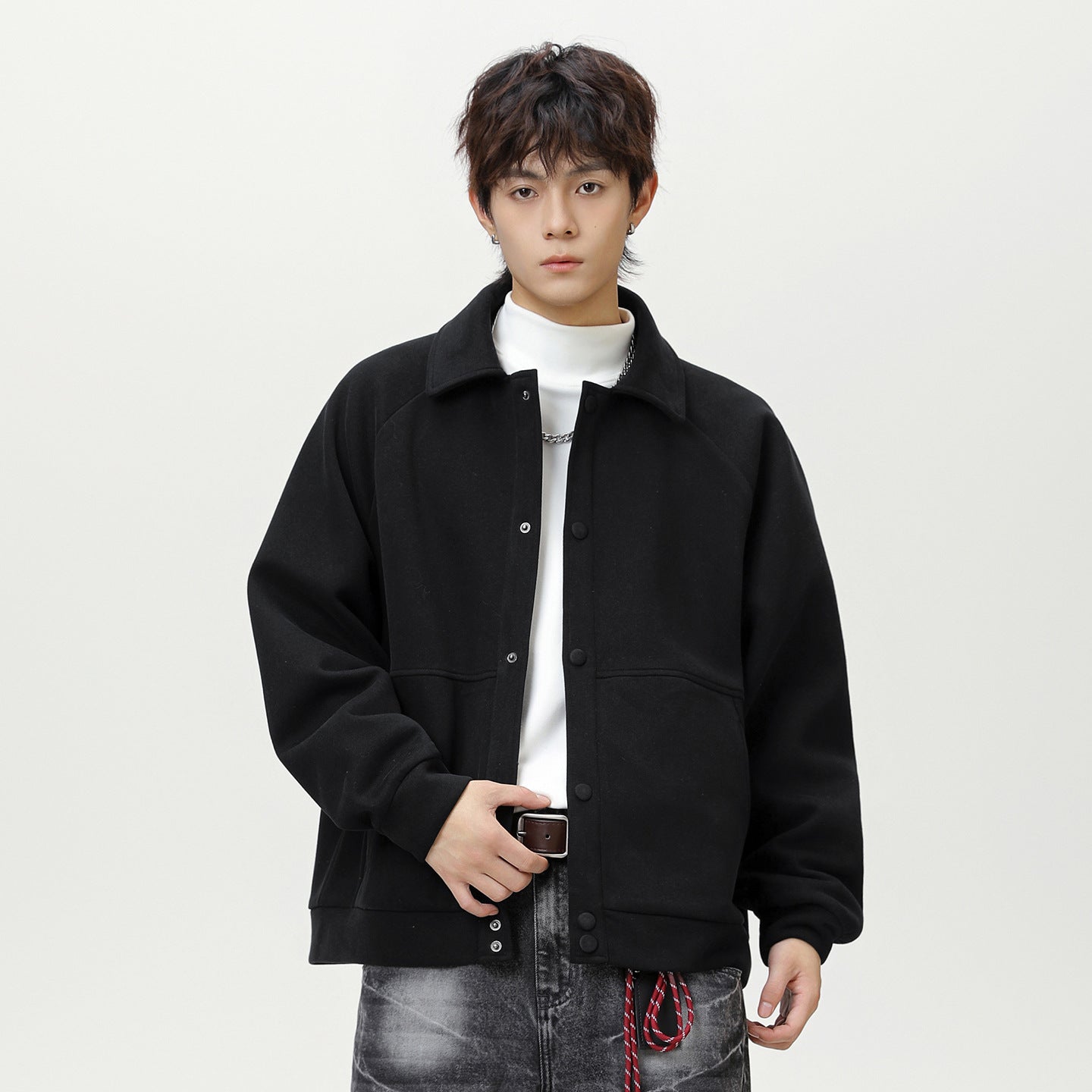 エアレイヤー ラグランショートジャケット