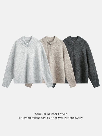 クラウドフリース ハーフジップ