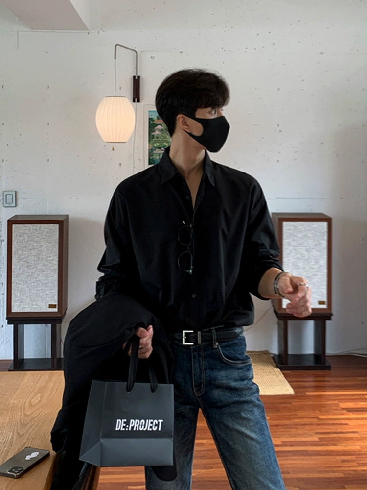 ノンアイロン リラックスフィットシャツ