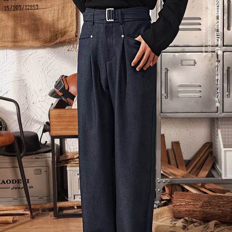 ミッドライズ ドレープトラウザー