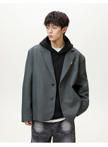 ボクシー2ボタンジャケット