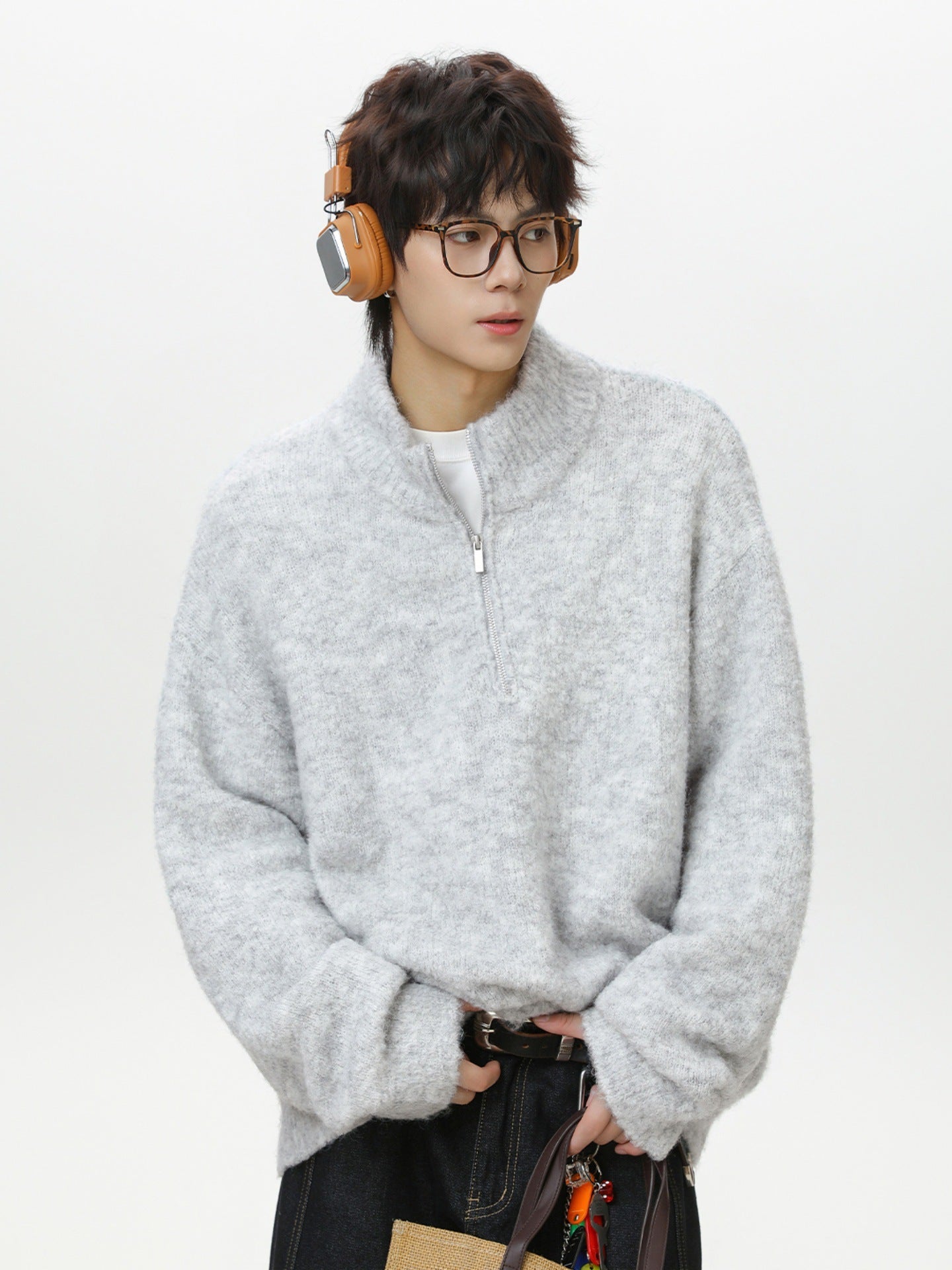 クラウドフリース ハーフジップ